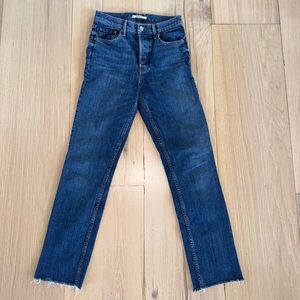 GRLFRND Natalia High-Rise Skinny Split Jean in Ma Belle Amie Revolve Size 26
